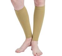Zktfyshk 1 paire de manchons de mollet pour soulager les attelles tibiales, chaussettes sans pieds