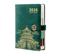 Zktfyshk Agenda académique 2026 avec listes de choses à faire, pages calendrier, papier recyclable de qualité supérieure, gestion du temps, carnet de notes, organiseurs de tâches