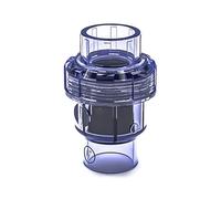 Zktfyshk Barrière de contrôle en UPVC transparent de 25 mm - Plan imperméable pour les dispositions de ventilation des effluents - Résistance à l'oxydation - Arrangement gratuit - UPVC transparent