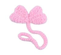 Zktfyshk Bijoux tendance, tricotés au crochet en forme de feuille, accessoire multifonctionnel, accessoire pour casque, serre-câble, marque-pages d'angle