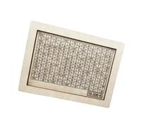 Zktfyshk Boîte à économie en bois avec objectifs et chiffres pour l'éducation financière, décoration de la maison, boîte d'épargne familiale