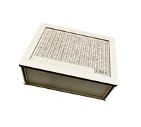 Zktfyshk Boîte à économie en bois avec objectifs et chiffres pour l'éducation financière, décoration de la maison, boîte d'épargne familiale