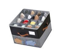 Zktfyshk Boîte de rangement pratique pour chaussures, convient pour 8 ou 16 paires avec couvercles transparents et poignées, solution de rangement pour la maison, grands conteneurs à chaussures