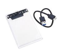 Zktfyshk Boîtier pour disque dur 2,5" USB 3.0 vers SATA3.0 - Prend en charge SSD et disque dur externe 9,5 mm 7 mm