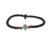 Zktfyshk Bracelet tressé réglable fabriqué à la main avec crucifix religieux pour un confort quotidien, symbole de foi, taille unique, Comme décrit