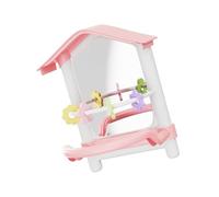 Zktfyshk Cage à mâcher en forme de conure Appendice non mortel en polystyrène Jouet participatif pour oiseau non mortel