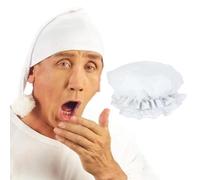Zktfyshk Casquettes à bord en dentelle pour femme - Pour fête à thème, accessoires de cosplay - Chapeau blanc pour infirmière