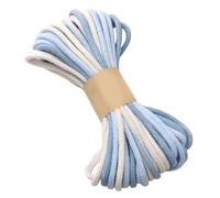 Zktfyshk Cordon en coton ombragé à la main pour les entreprises - Corde de couleur douce de qualité pour la fabrication de bijoux et les matériaux d'art - Corde en coton de couleur segmentée