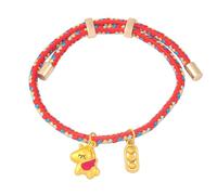 Zktfyshk Cordon tressé inspiré de l'année du cheval orné d'une breloque de cheval ludique pour porter chance, bijoux tendance, taille unique, Comme décrit