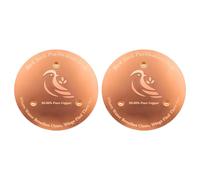 Zktfyshk Disques simples en métal naturel pour bains d'oiseaux mettant en évidence une densité de 0,6 mm et triple assistance pour un faible entretien, équipement de nettoyage de printemps de jardin