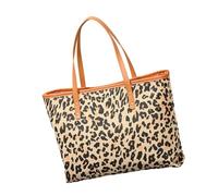 Zktfyshk Élégant sac à bandoulière imprimé léopard pour femme, sac à main spacieux, sac de plage, voyage, sac de vacances essentiel, sac à main sous les bras, Rouge, As shown in the figure