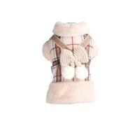 Zktfyshk Ensemble de patchs d'hiver pour chien - Coupe-vent - Pour temps froid - Doublure en polaire chaude - Pour réparation de pneus de vélo