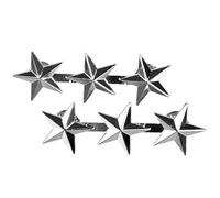 Zktfyshk Epaulettes de sécurité Epaulettes de capitaine Rayures Étoiles Accessoire Facile à fixer Épaulettes de sécurité, b, taille unique