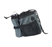 Zktfyshk Équipement de dressage pour animaux de compagnie - Pochettes montées sur la taille - Distributeur de rouleaux de sacs à déchets intégrés - Accessoire de marche en polyester - Pochette