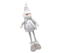 Zktfyshk Figurine de Père Noël/bonhomme de neige/cerf réglable en hauteur extensible Décoration de Noël pour fenêtre Maison Vacances