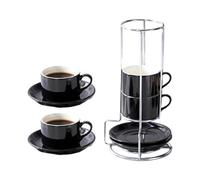 Zktfyshk Fit Green Ensemble tasse et plat en céramique 237 ml, substance non mortelle, seize cents boissons chaudes et froides, idéal pour un usage quotidien