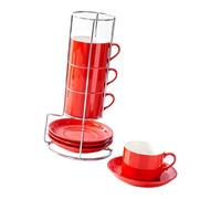 Zktfyshk Fit Green Ensemble tasse et plat en céramique 237 ml, substance non mortelle, seize cents boissons chaudes et froides, idéal pour un usage quotidien