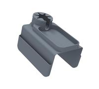 Zktfyshk Grand canapé avec fentes anti-déversement et compartiments latéraux, plateau en élastomère de qualité alimentaire pour voyage, utilisation automobile, plateau en élastomère