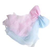 Zktfyshk Grand nœud pour fête prénatale, anniversaire, mariage, décoration de fête, maille décorative à suspendre