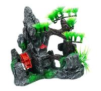Zktfyshk Herbe artificielle pour aquarium, rocaille, plante d'herbe, aménagement paysager, plantes d'aquariums