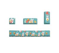 Zktfyshk Keycap PBT ESC Enter 6.25U Lot de 4 touches de clavier mécanique à cinq côtés pour clavier mécanique Profil OEM