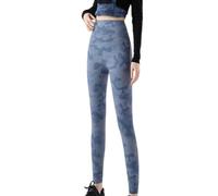 Zktfyshk Legging d'entraînement respirant taille haute en nylon anti-humidité sans couture pour femme Yoga et course à pied Pantalon pour femme