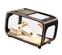 Zktfyshk Marinepark Réservoir tout-en-un avec protection automatique pour poissons de chasse et tortues d'animaux domestiques Structure d'alimentation intelligente Marinepark