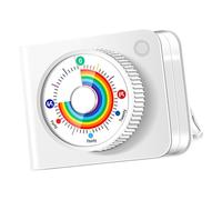 Zktfyshk Minuteurs LED silencieux essentiels en ABS robustes pour la cuisine, les études, l'utilisation du bruit, minuteurs de cuisson avec aimants