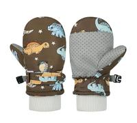 Zktfyshk Moufles de ski pour enfants - Moufles de ski d'hiver chaudes pour enfants de 2 à 4 ans - Sangle de poignet réglable