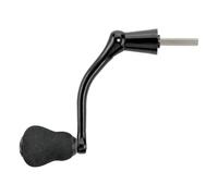 Zktfyshk Moulinets de pêche universels avec poignée en métal - Poignée en bois - Manivelles - Bras rotatif - Accessoires universels pour moulinets de pêche - Adaptateurs de poignée