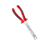 Zktfyshk Outil de retrait de bougies de préchauffage de 22,9 cm, pince à mâchoire droite/coudée, pince d'extraction de connecteur de bougie de préchauffage pour