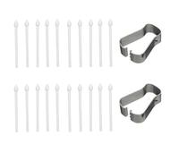 Zktfyshk Pointes de crayon de rechange pour Tab S24U / S23U / Note 10/20 avec pince à épiler de rechange, lot de recharges pour tablettes, accessoires de dessin numérique