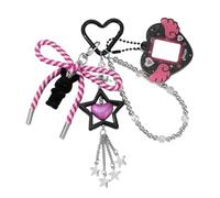 Zktfyshk Porte-clés élégant avec cadre photo en forme de cœur - Léger - Design compact - Accessoire de sac à main, b