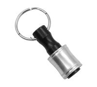 Zktfyshk Porte-embout de tournevis à tige hexagonale de 6,35 mm en acier à changement rapide tige d'extension porte-clés douille de foret