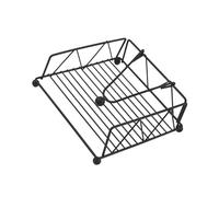 Zktfyshk Porte-serviettes carré en fer robuste pour comptoir de cuisine, table de salle à manger, étagère de rangement pour serviettes en papier, organisateur de cuisine moderne, support de mouchoirs