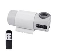 Zktfyshk Réveil à projection LED avec télécommande de style moderne rotatif à 180 degrés pour une visualisation pratique la nuit