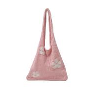 Zktfyshk Sac à bandoulière tissé floral pour femme, sac à main léger en maille respirante, sac à main de plage décontracté pour l'extérieur, Comme sur la photo., As shown in the figure