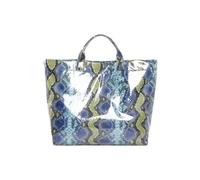 Zktfyshk Sac à main tendance en PVC avec poignée supérieure pour femme - Motif animal - Grande capacité, bleu, As shown in the figure