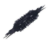Zktfyshk Serre-tête en tissu avec ailes d'ange Dark Series Bowknot pour bal masqué, fête et style punk, accessoires de cosplay pour amoureux