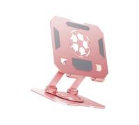 Zktfyshk Support réglable à double axe avec rotation à 360 degrés, base pliable antidérapante pour tablettes jusqu'à 13 pouces pliable double axes support de tablette réglable