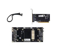 Zktfyshk SXM2 V100 Single Channel X16 Through Baseplates 8654 Interfaces Carte graphique pour déploiement externe PCIe Passthrough