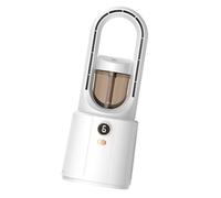 Zktfyshk Ventilateur de refroidissement à air portable 6 vitesses USB brumisateur avec lumière LED pour la maison, le bureau, la chambre à coucher, le bureau extérieur portable pour bureau, chambre à