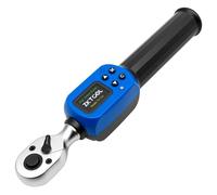 ZKTOOL Clé Dynamométrique Numérique 3/8", Clé Dynamométrique à Cliquet 3-60 Nm, Cinq Unités de Mesure N.m, Lbf.ft, Lbf.in, Kgf.cm, Kgf.m, Affichage LED Haute Précision ±2%, Alarme Sonore Étalonnage