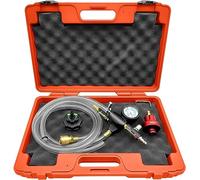 ZKTOOL Kit d'Outils de Recharge sous Vide Pneumatique Antigel, Compatible avec Tesla Model 3/Y/X/S, Kit de Remplissage de Liquide de Refroidissement pour Réservoir d'eau