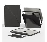 ZKTUYU Étui pour iPad 10ème génération 10,9" 2022 et iPad 11e génération A16 2025 avec porte-stylo - Couverture amovible, coque résistante aux chocs, support multi-angles en forme de K, sommeil