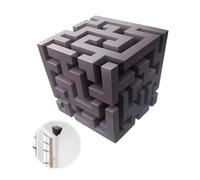 ZKUNL 3D Optical Illusion Corner Wall Decal, 3D Wall Art Optical Illusion Corner Decal, Peel Stick Stereoscopic Cube Sticker For Spatial Hallucination & Perceptual Shift,Modern Home Offices Decor