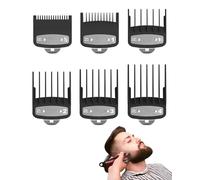 ZKUNL Ensemble de 6 peignes pour tondeuse à cheveux : peigne de guidage, peigne et capuchon de protection pour tondeuses à cheveux Wahl.
