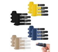 ZKUNL Ensemble de 8 attelles de doigt réglables, attelle pour petit doigt avec sangle en aluminium intégrée, convient aux fractures, entorses, arthrite et tendinites, unisexe, taille unique.