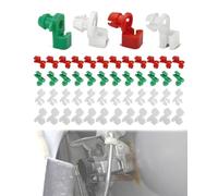 ZKUNL Lot de 48PCS clips de fixation universels pour serrure de porte de voiture-Pour verrouillage de porte de voiture-Pour un diamètre de 2 à 3,5 mm-Diamètre:5,5 à 6,5 mm