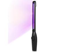 ZKX Désinfectant à lumière UV, lampe de désinfection à lumière UV portable, rechargeable par USB, désinfectant à la lumière ultraviolette pour maison, hôtel, voyage, voiture